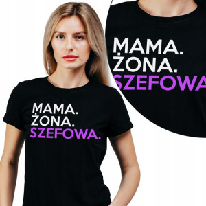 KOSZULKA Damska PREZENT dla MAMY MiX WZORÓW - XXL