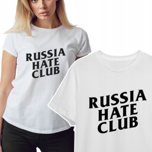 KOSZULKA T-shirt RUSSIA HATE CLUB Wzory MiX - XXL