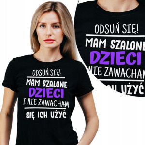 KOSZULKA Zabawny PREZENT dla MAMY MiX WZORÓW - XL