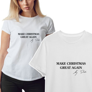 ŚWIĄTECZNY T-shirt Damski MiX WZORÓW Prezent - M