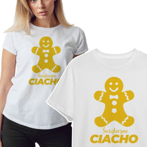 T-shirt DAMSKI Prezent na MIKOŁAJA Wzory MIX - M