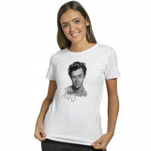 Koszulka Damska XL Biała Prezent HARRY STYLES 05