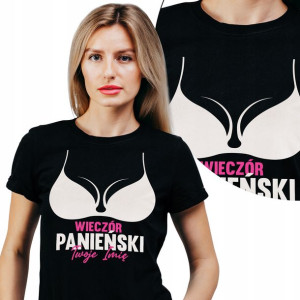Koszulka Na Wieczór Panieński Wzory Mix Imię - M