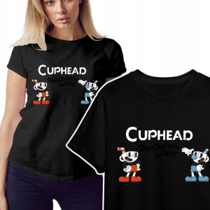 KOSZULKA T-shirt Damski CUPHEAD Wiele WZORÓW - L
