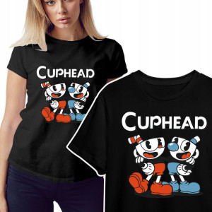 KOSZULKA T-shirt Damski CUPHEAD Wiele WZORÓW - L