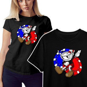 KOSZULKA T-shirt Damski CUPHEAD Wiele WZORÓW - M