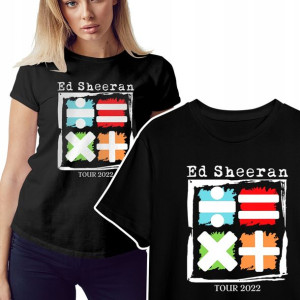 KOSZULKA T-shirt Damski Ed Sheeran Tour 2022 - S