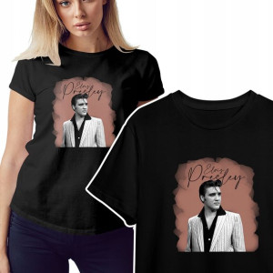 KOSZULKA T-shirt Damski ELVIS Presley Wzory - L