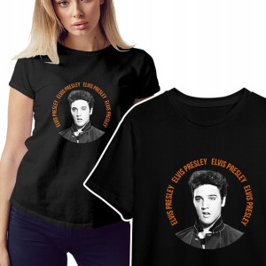KOSZULKA T-shirt Damski ELVIS Presley Wzory - XXL