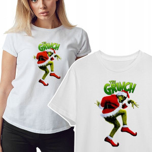 KOSZULKA T-shirt DAMSKI GRINCH Wiele WZOROW - M