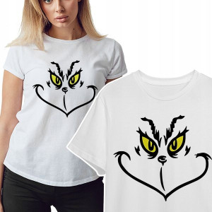 KOSZULKA T-shirt DAMSKI GRINCH Wiele WZOROW - S