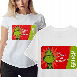 KOSZULKA T-shirt DAMSKI GRINCH Wiele WZOROW - XL