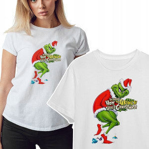 KOSZULKA T-shirt DAMSKI GRINCH Wiele WZOROW - XS