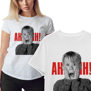 KOSZULKA T-shirt DAMSKI KEVIN sam w DOMU - M