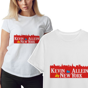 KOSZULKA T-shirt DAMSKI KEVIN sam w DOMU MiX - S