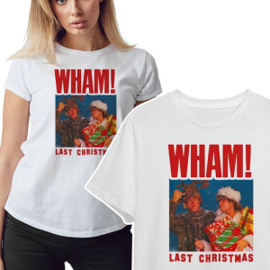 Koszulka T-shirt Damski Last Christmas Wzory - Xs