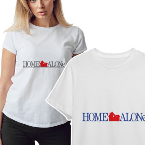KOSZULKA T-shirt DAMSKI MiX Wzory HOME ALONE - S