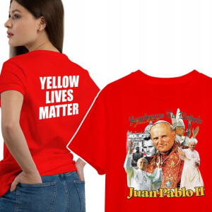 KOSZULKA T-shirt DAMSKi Papież JAN PAWEŁ II - XS