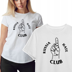 KOSZULKA T-shirt RUSSIA HATE CLUB Wzory MiX - L
