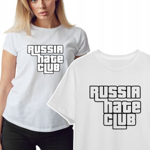 KOSZULKA T-shirt RUSSIA HATE CLUB Wzory MiX - L