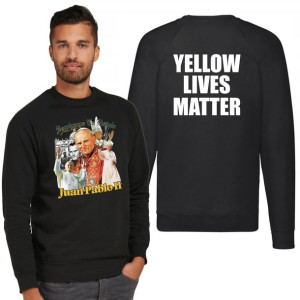 Bluza Męska Classic CZARNA Papież JAN PAWEŁ II XL