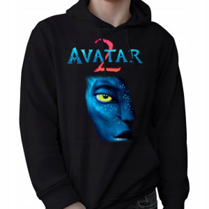 BLUZA Męska z Kapturem dla FANA AVATAR Wzory - L
