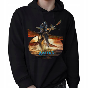 BLUZA Męska z Kapturem dla FANA AVATAR Wzory - L