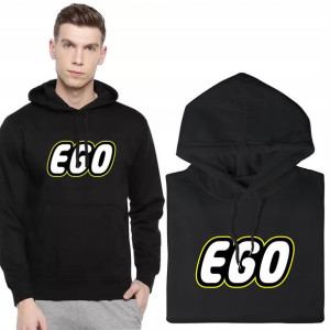 BLUZA Męska z Kapturem EGO Śmieszne WZORY - M