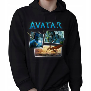BLUZA Męska z Kapturem Film AVATAR MiX WZORY - M