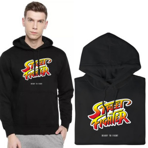 BLUZA Męska z Kapturem STREET FIGHTER Wzory - M