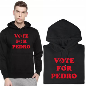 BLUZA Męska z Kapturem VOTE FOR PEDRO Wzory - XL