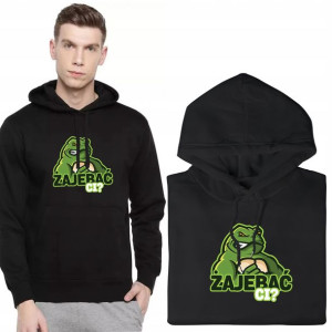 BLUZA Męska z KAPTUREM ŻAJEBAĆ CI Wzory MiX - M
