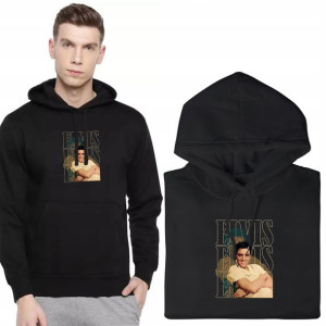 BLUZA Z KAPTUREM Męska ELVIS PRESLEY Wzory - M