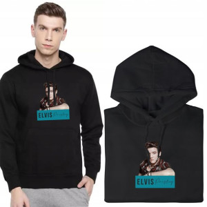 Bluza Z Kapturem Męska Elvis Presley Wzory - Xl