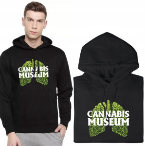 BLUZA Z KAPTUREM Męska WEED Cannabis Wzory - L