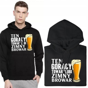 BLUZA Z KAPTUREM Prezent dla CHŁOPAKA Wzory - S