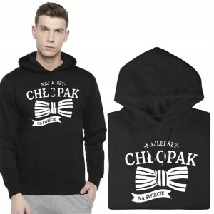 BLUZA Z KAPTUREM Prezent dla CHŁOPAKA Wzory - XL