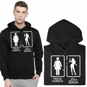 BLUZA Z KAPTUREM Prezent dla CHŁOPAKA Wzory - XXL