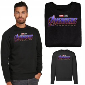MĘSKA Bluza Czarn AVENGERS ENDGAME MiX Wzorów - XL