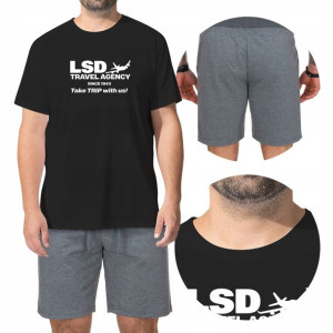 KOSZULKA Męska + SPODENKI LSD Travel AGENCY - L