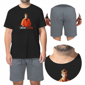 Koszulka Męska + Spodenki Uber Eats Dahmer - L