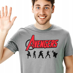 Koszulka Męska Avengers Marvel Wiele Wzorów - Xl