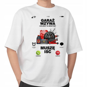 Koszulka Męska GARAŻ Wzywa Różne WZORY MiX - M