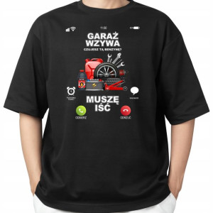Koszulka Męska GARAŻ Wzywa Różne WZORY MiX - XXL
