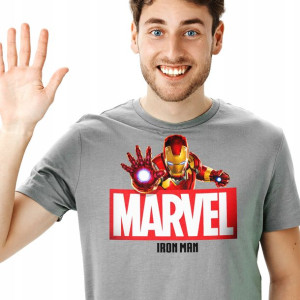 Koszulka Męska Iron Man Wiele Wzorów Mix - S