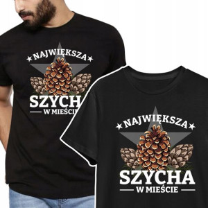 Koszulka Męska Największa Szycha W Mieście - Xl