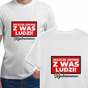 KOSZULKA Męska Prezent dla NAUCZYCIELA Wzory - L