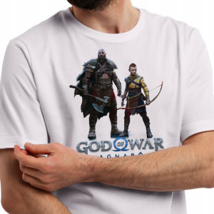 KOSZULKA Męska Prezent GOD of WAR MiX WZORY - L