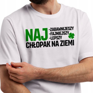KOSZULKA Męska Prezent na DZIEŃ CHŁOPAKA MiX - 3XL