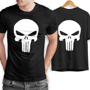 KOSZULKA MĘSKA PUNISHER Skull Różne Wzory - M